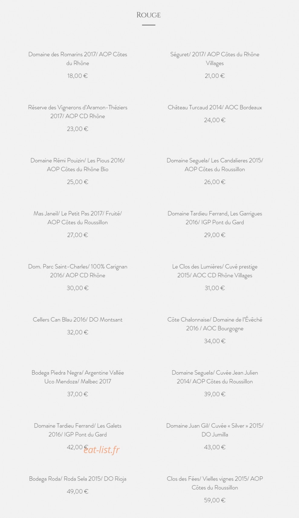 Lou Boqueria — carte page 5
