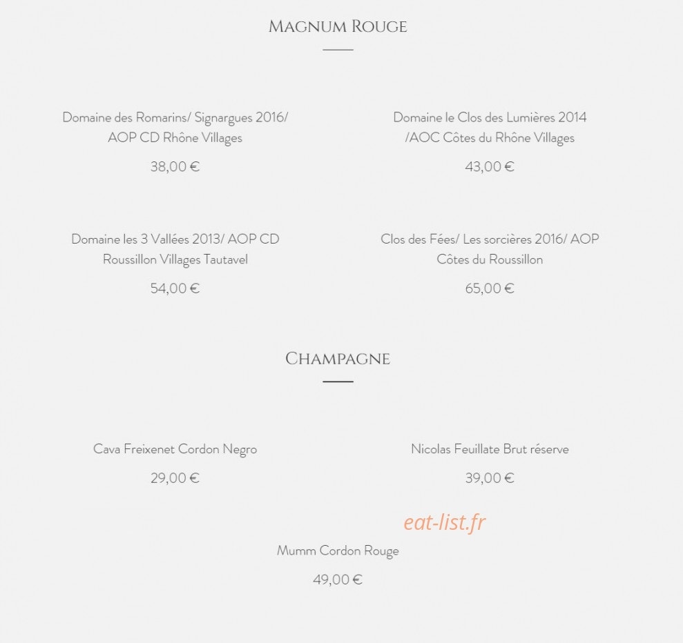 Lou Boqueria — carte page 8
