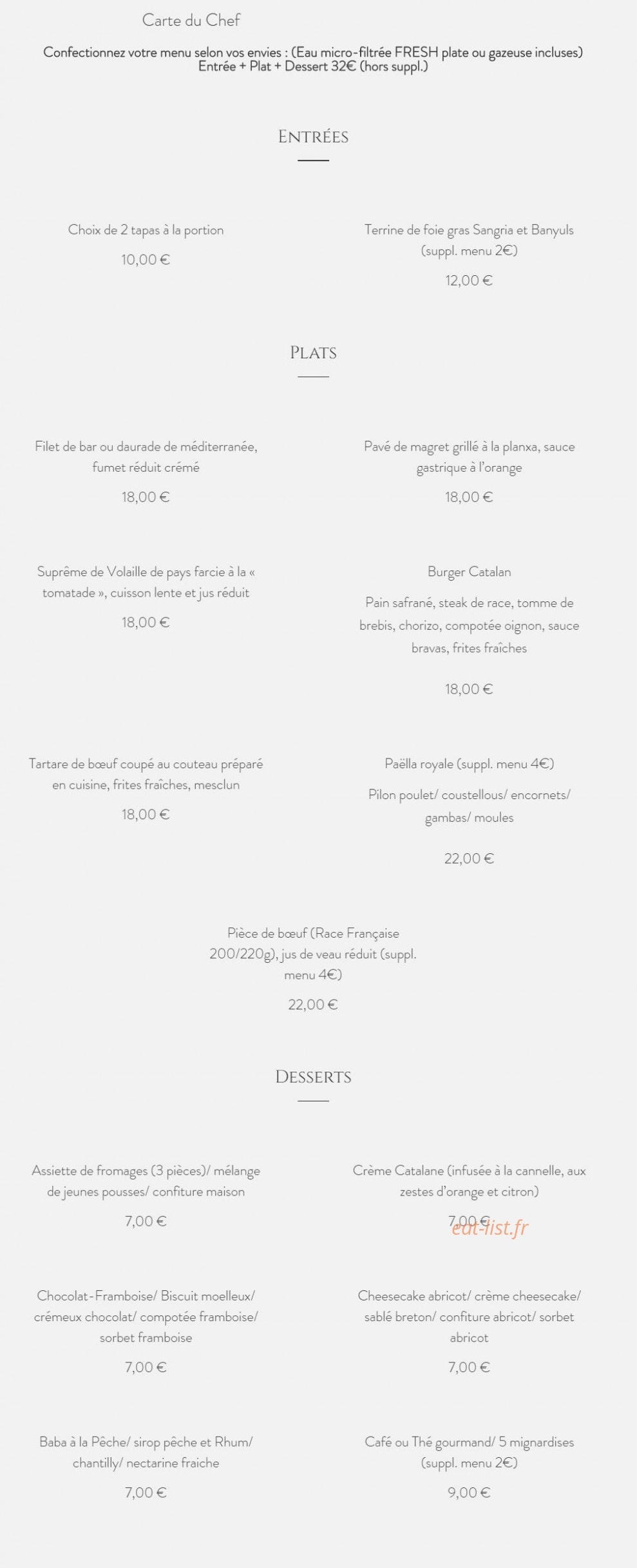 Lou Boqueria — carte page 2