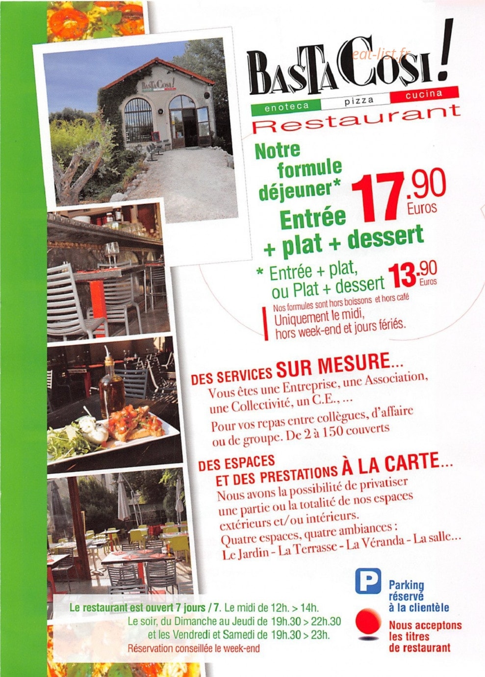Basta Cosi — carte page 1