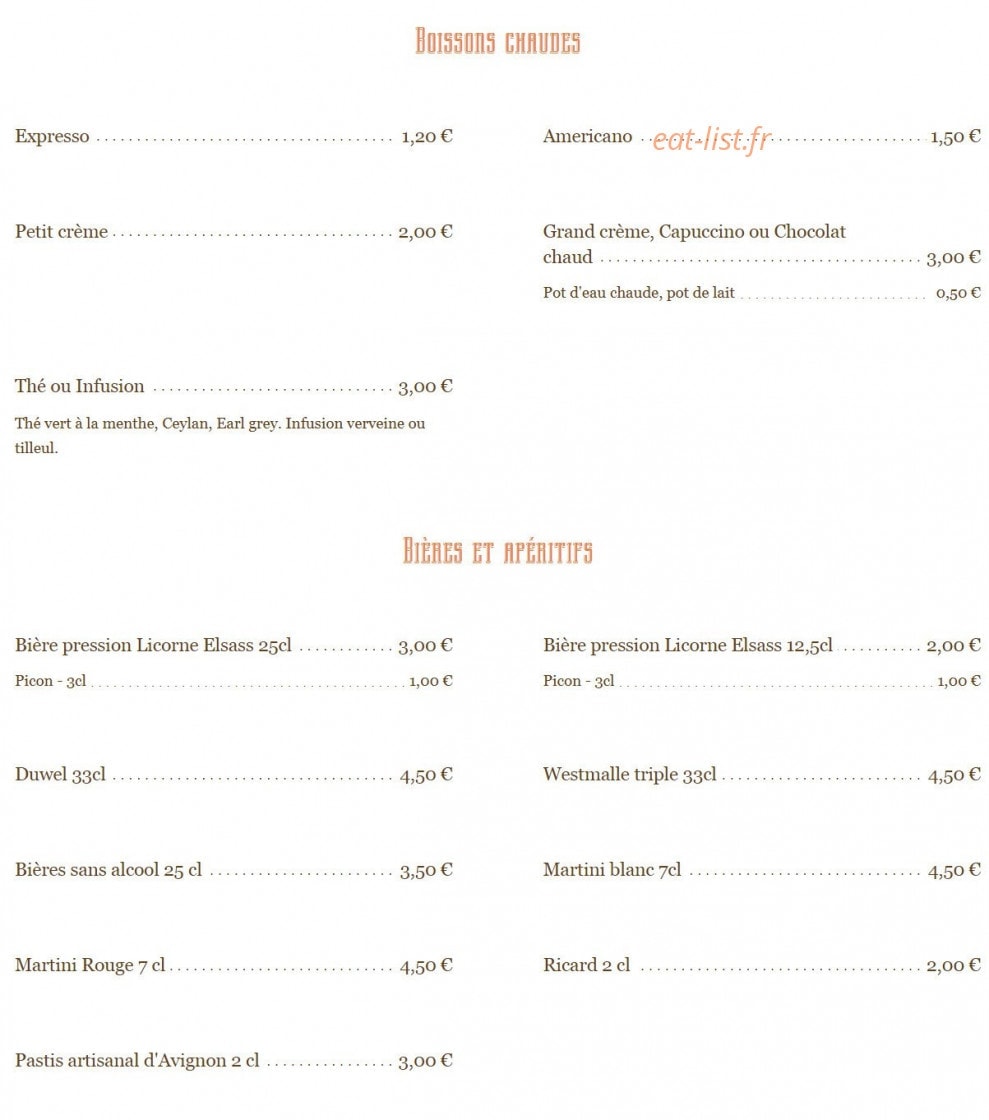 L'Accoudoir — carte page 4
