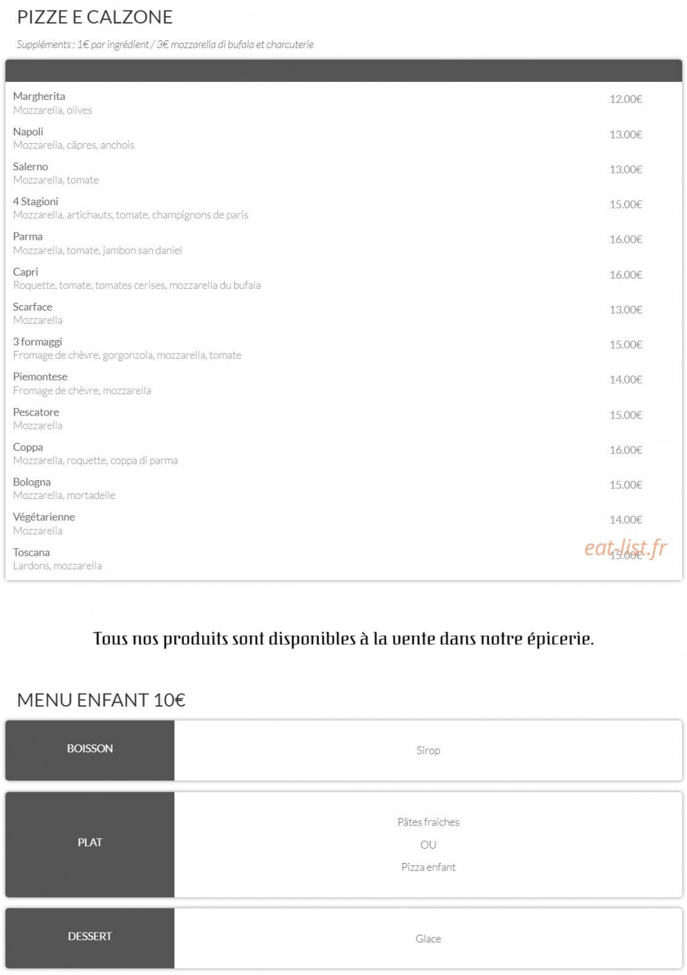 L'italien — carte page 3