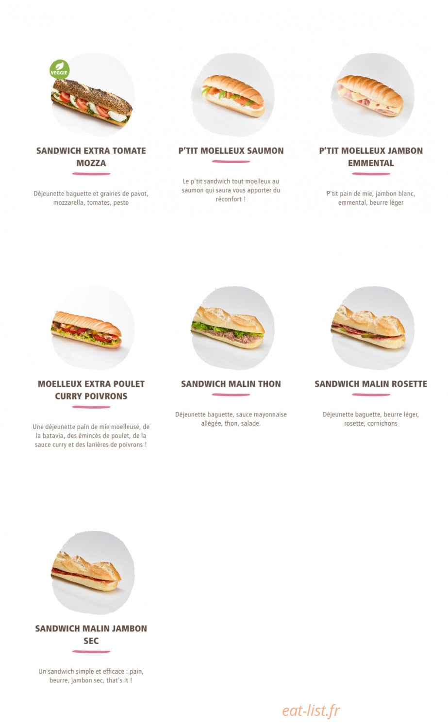 La Mie Câline — carte page 7
