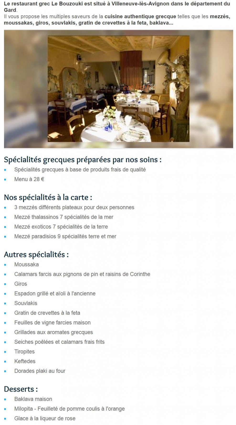 Le bouzouki — carte page 1