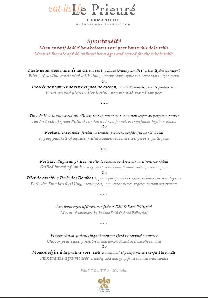 Le Prieuré — carte page 5