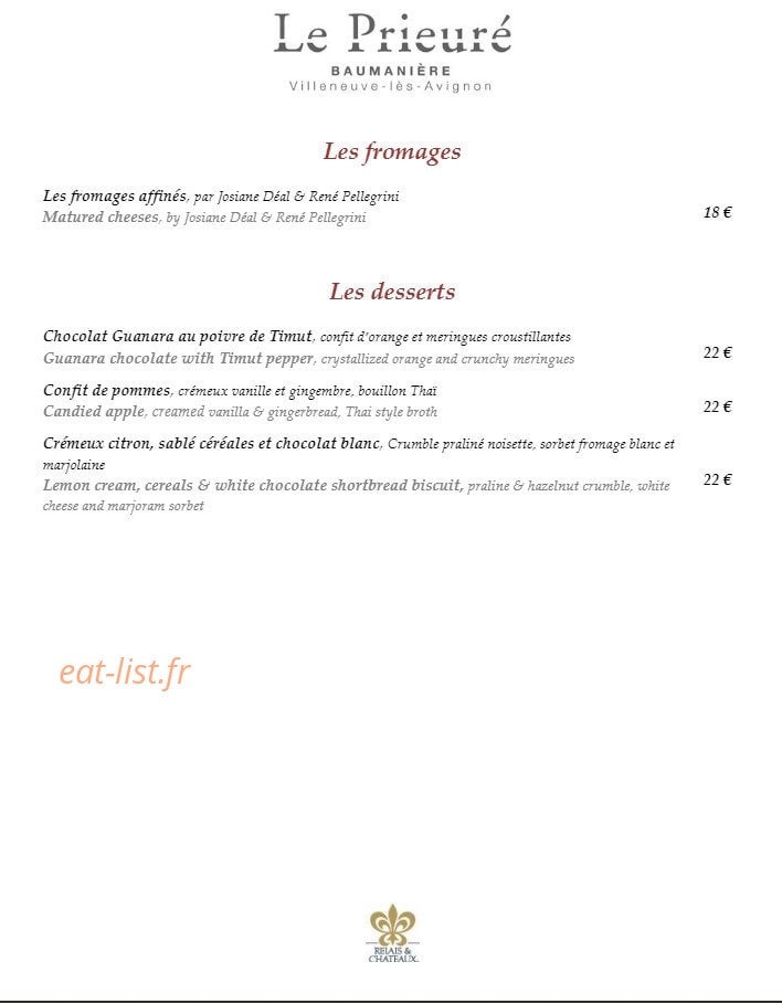 Le Prieuré — carte page 4