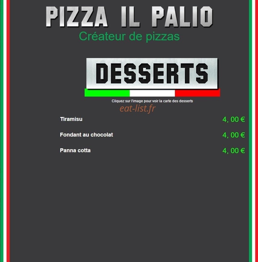 Pizza Il Palio — carte page 3