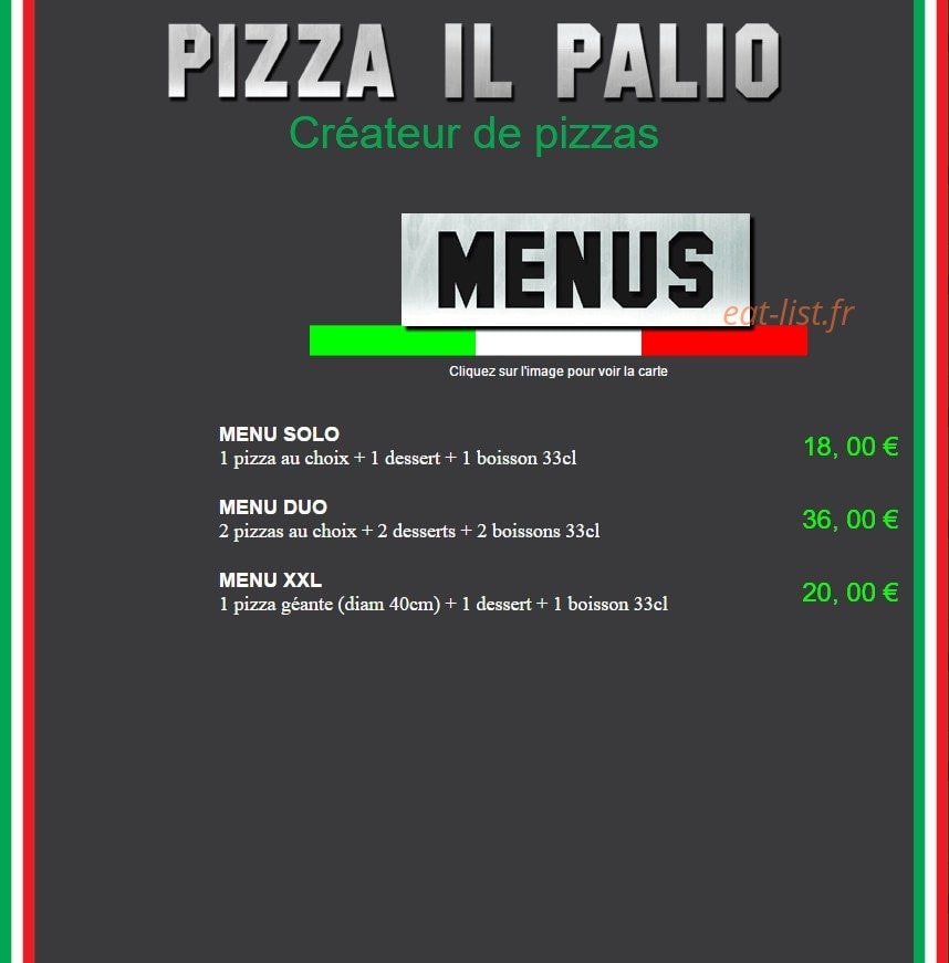 Pizza Il Palio — carte page 2