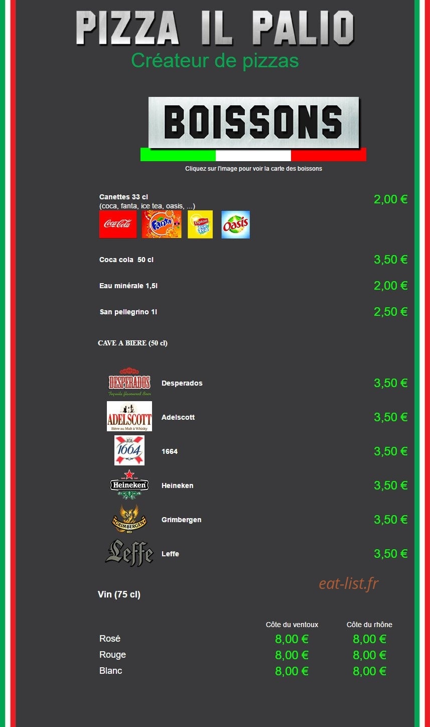Pizza Il Palio — carte page 4