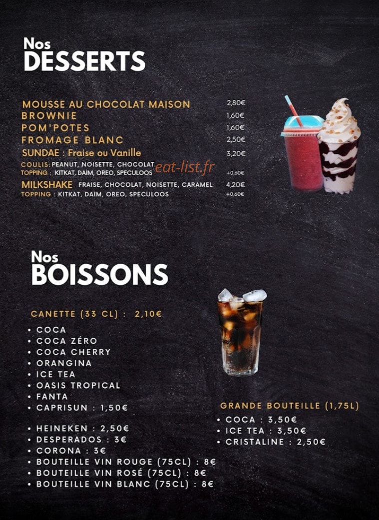 Street Food — carte page 6