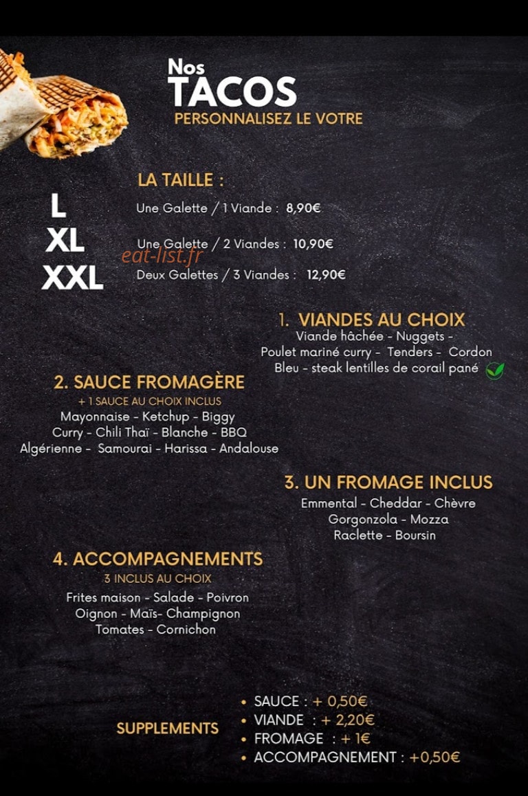 Street Food — carte page 4