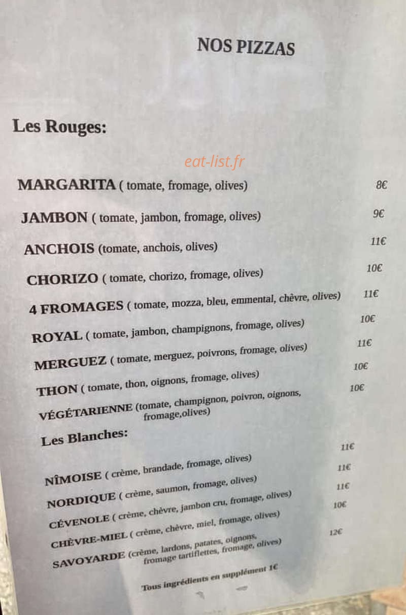 Café des Sports — carte page 1