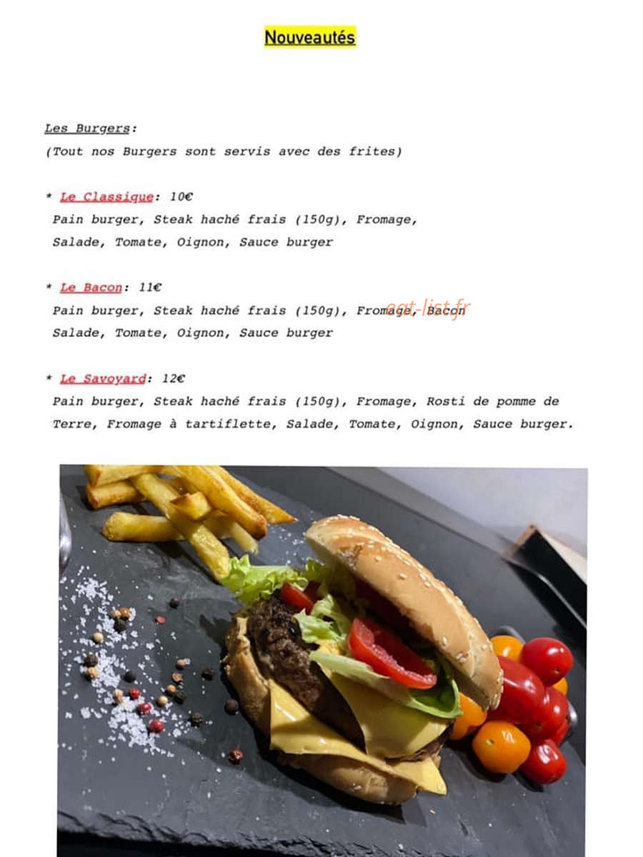 Café des Sports — carte page 2