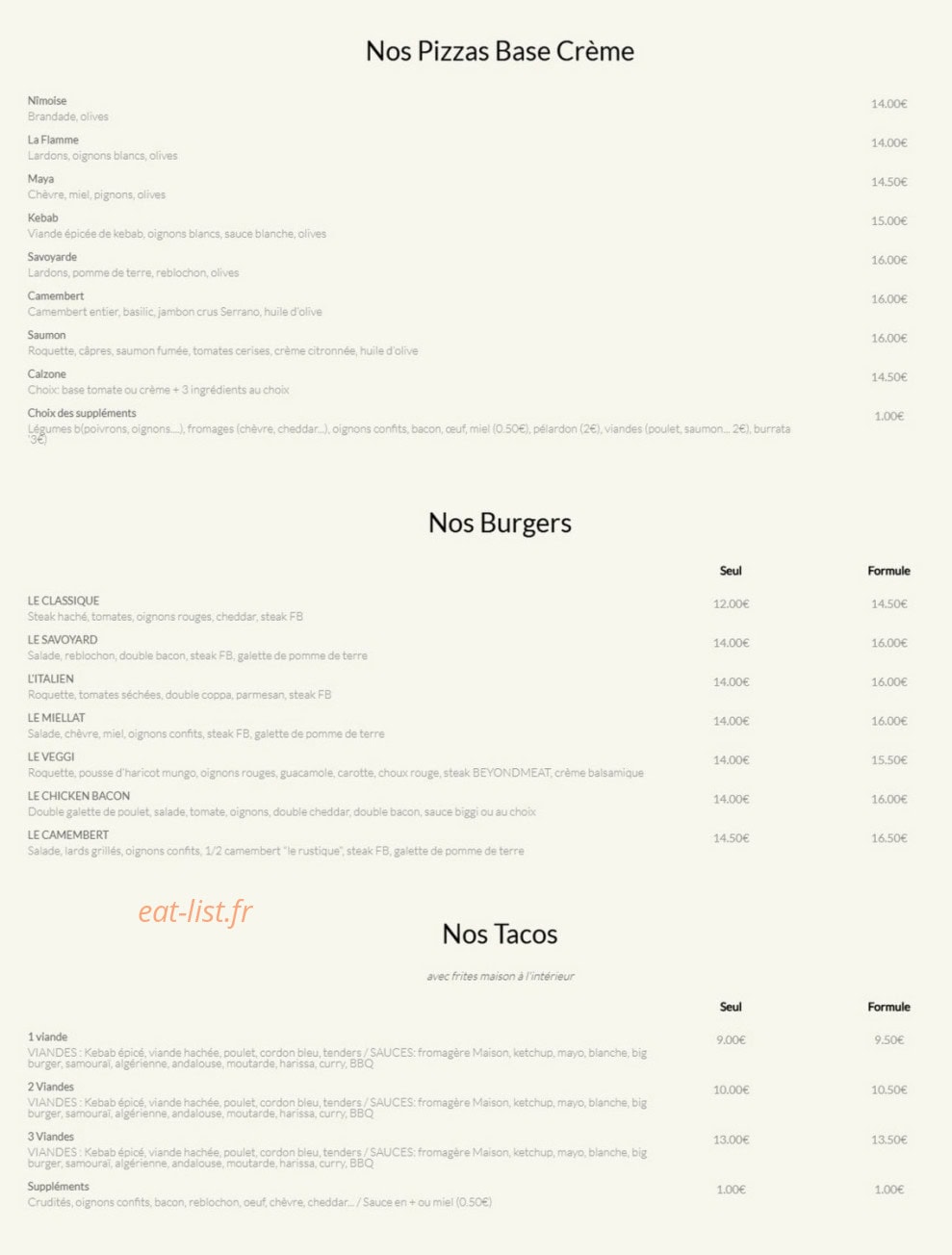 La Squadra — carte page 3