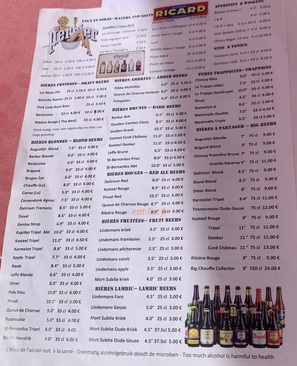 Au bon vieux temps — carte page 1