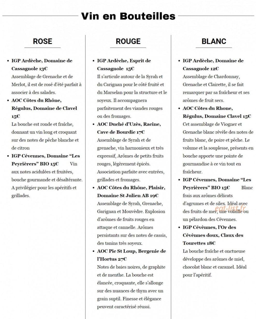 Le Diablotin Gourmand — carte page 5