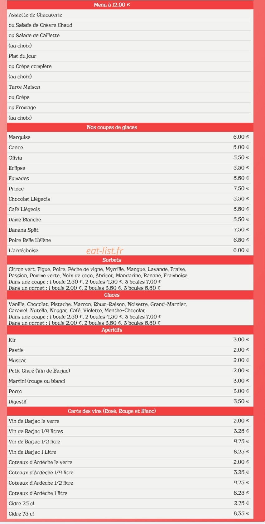 Le Diablotin Gourmand — carte page 3