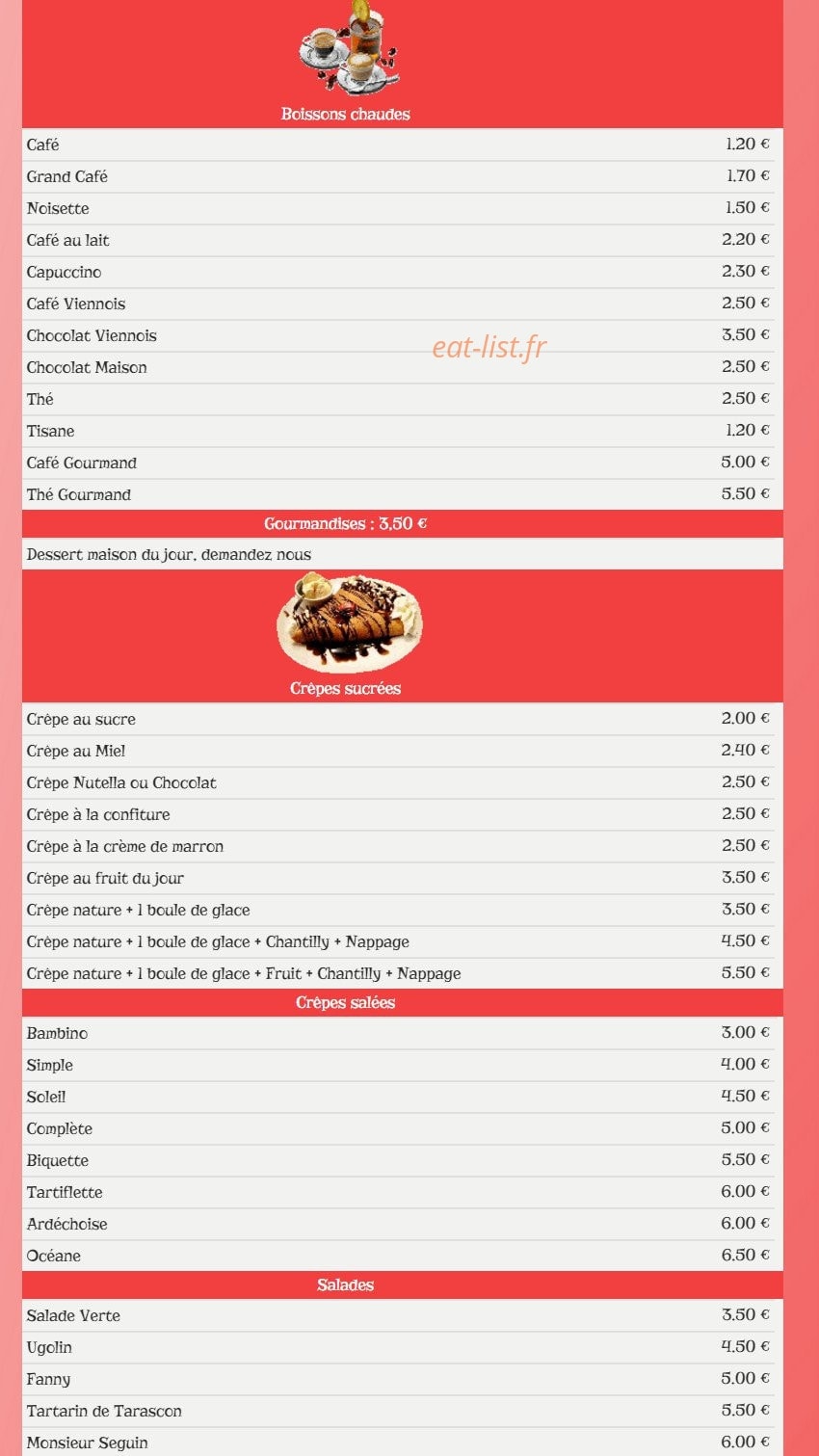 Le Diablotin Gourmand à Barjac - menu et photos