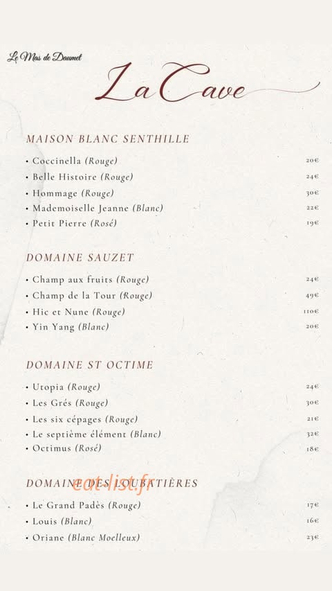 Le Mas de Daumet — carte page 8