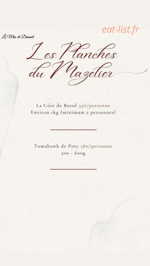 Le Mas de Daumet — carte page 11