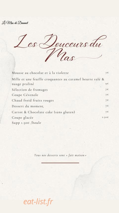Le Mas de Daumet — carte page 5
