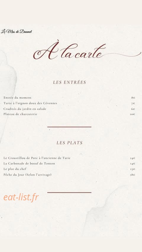 Le Mas de Daumet — carte page 4