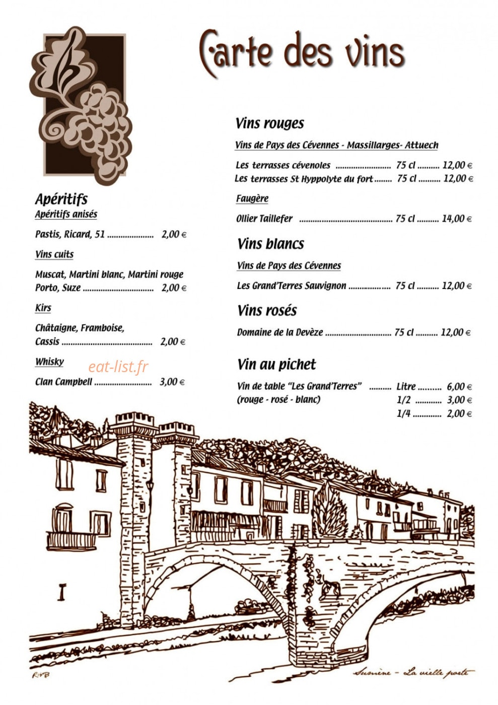 Autour des mets — carte page 2