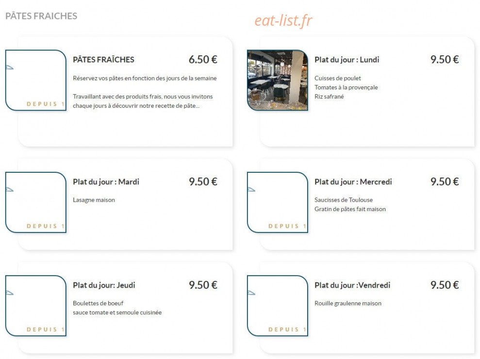 Boulangeries Gilles — carte page 3