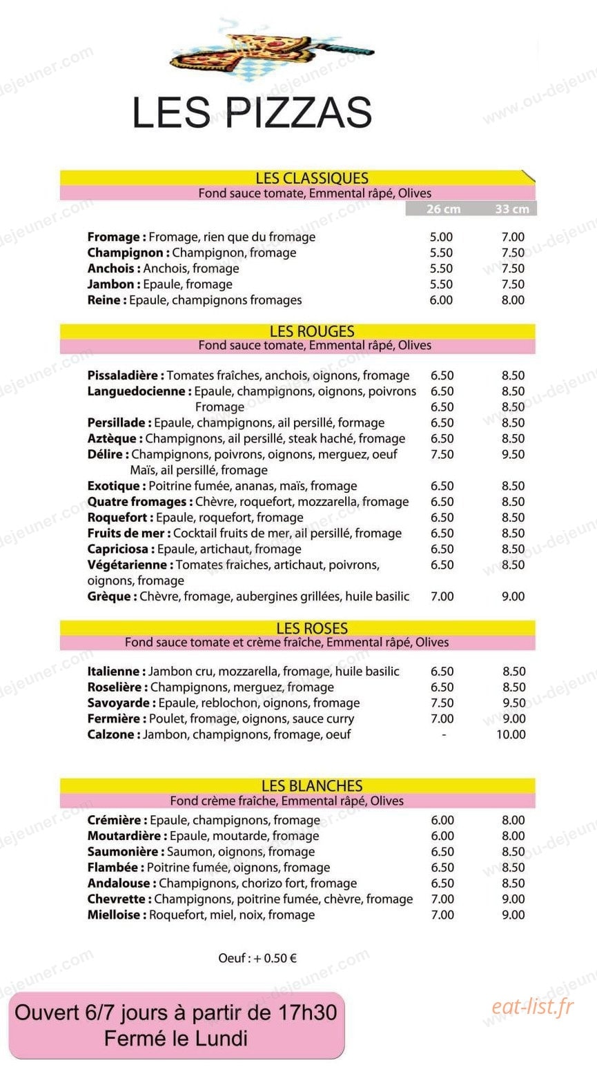 La pause Italienne — carte page 1