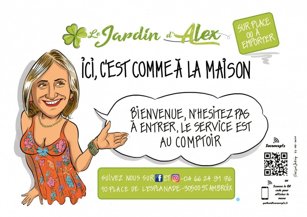 Le Jardin d’Alex — carte page 1