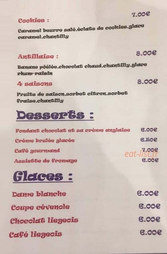 Ô blé gourmand — carte page 1