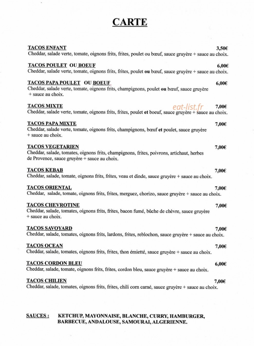 Le Club — carte page 1