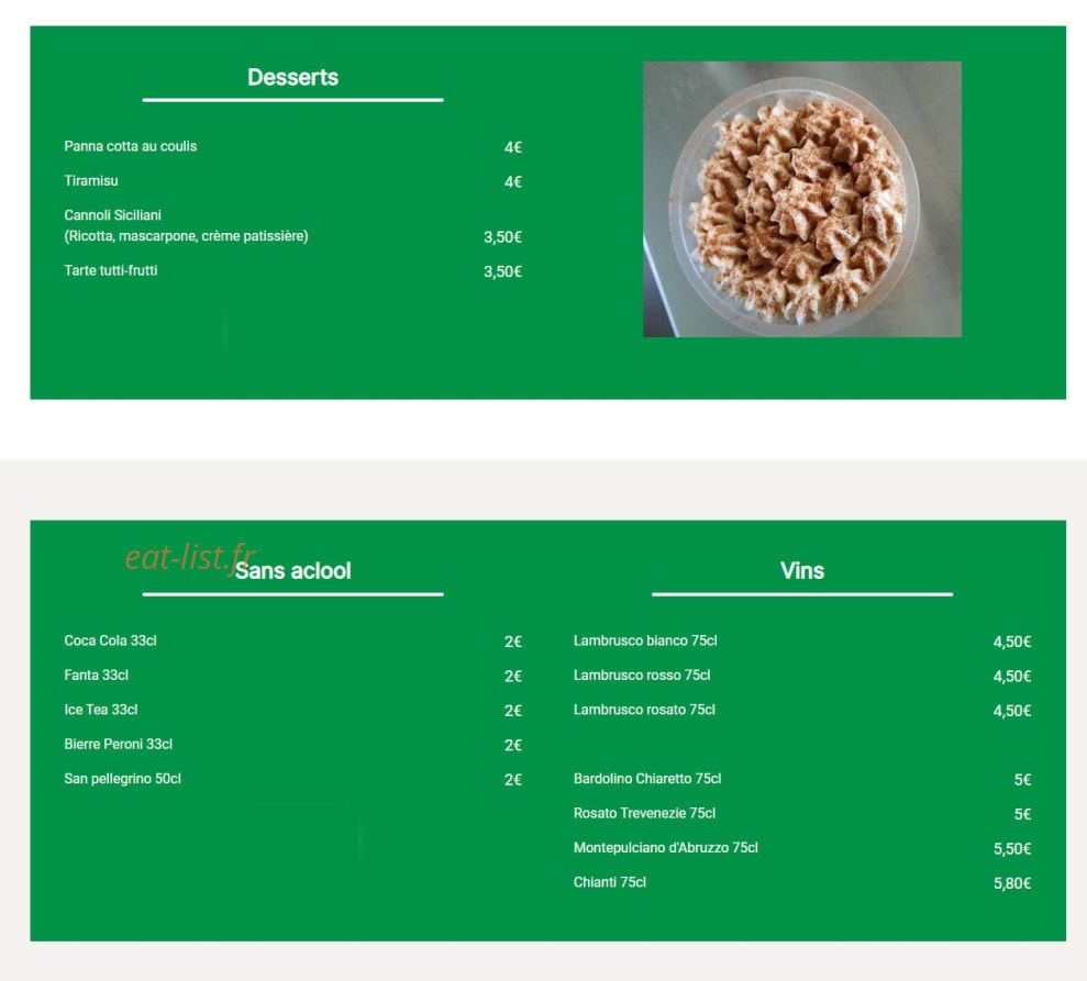 Pasta Fresca Mirella — carte page 4