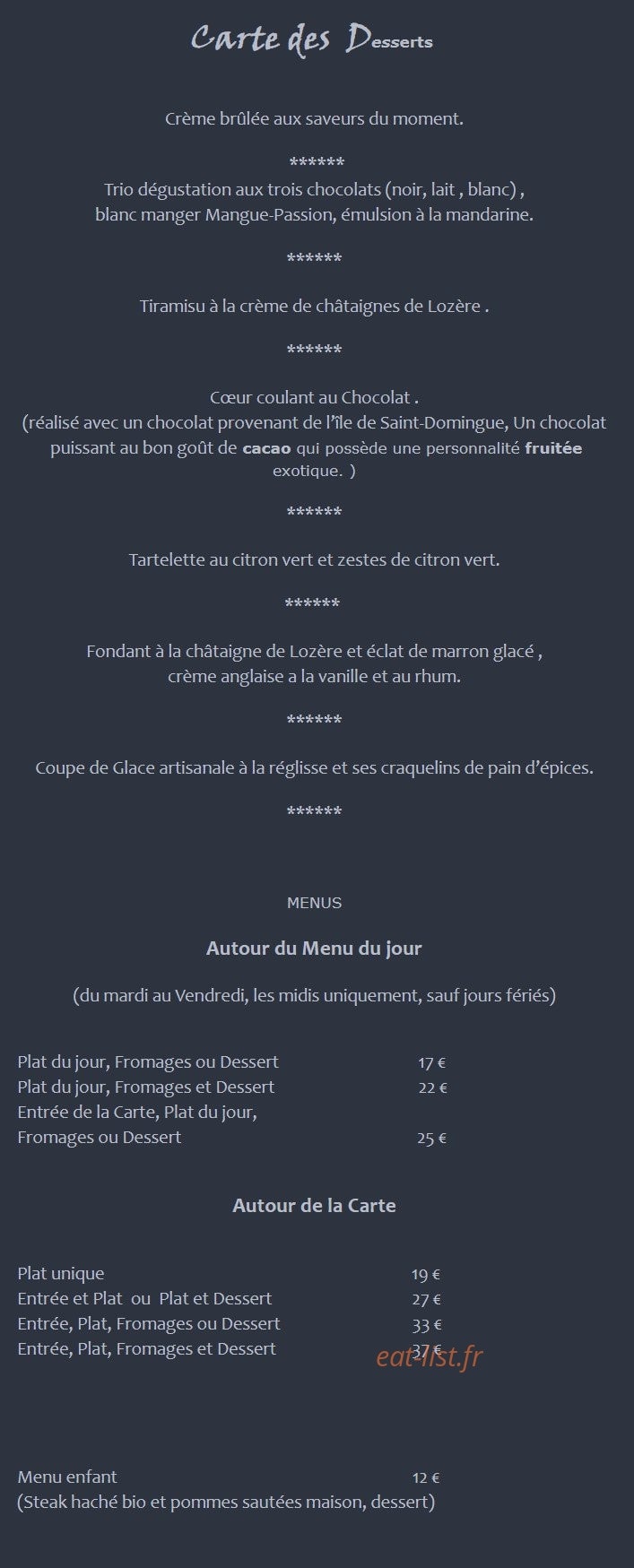 L'instant Du Sud — carte page 2