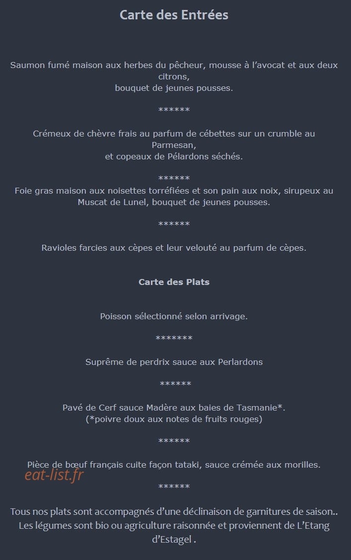 L'instant Du Sud — carte page 1