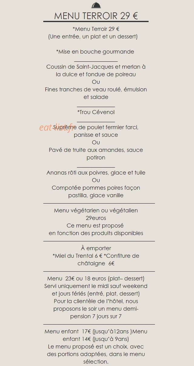 Lou Cante Perdrix — carte page 2
