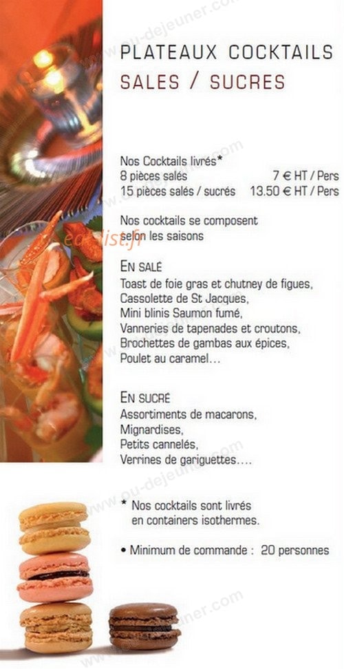 Délice Provençal — carte page 4