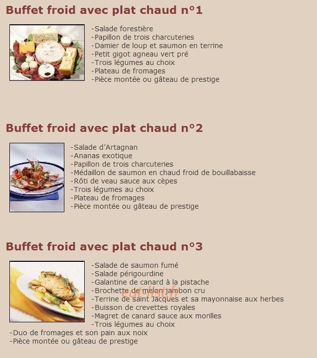 Délice Provençal — carte page 6