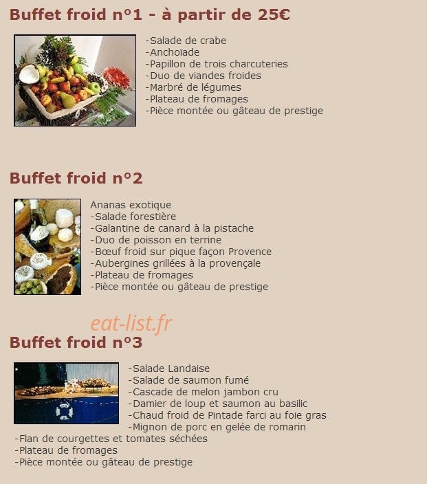 Délice Provençal — carte page 5