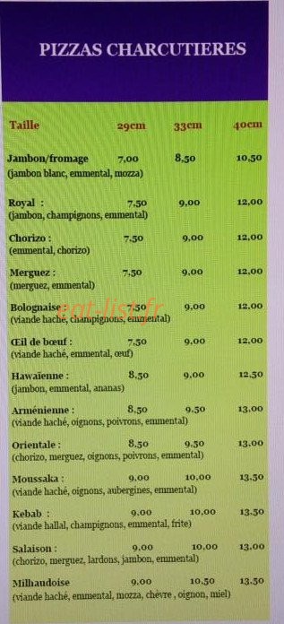 Pizz'a Gimario — carte page 3