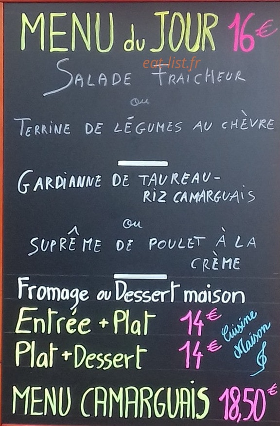 Le Romarin — carte page 1