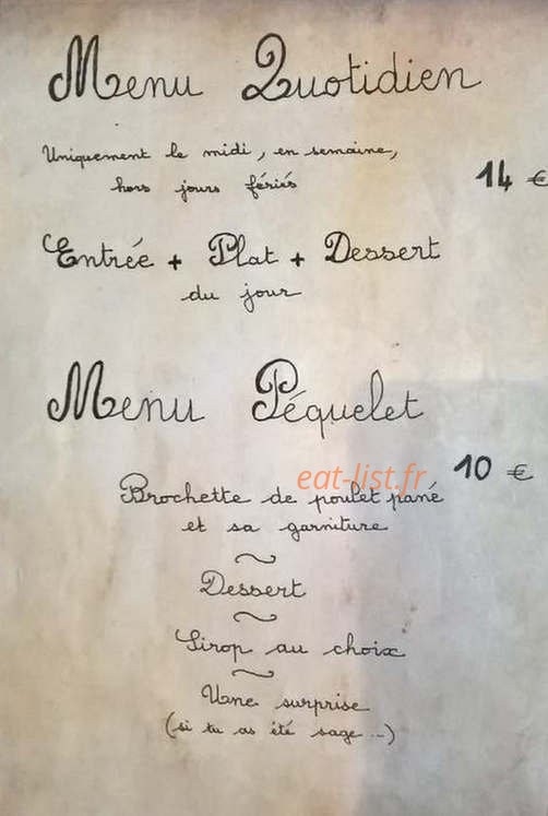 La Servane — carte page 2