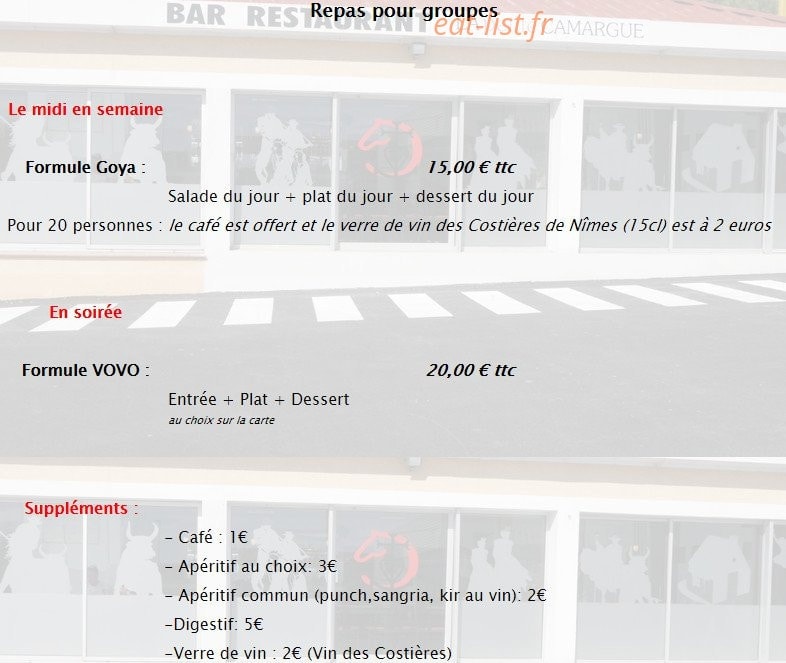 La Petite Camargue — carte page 2