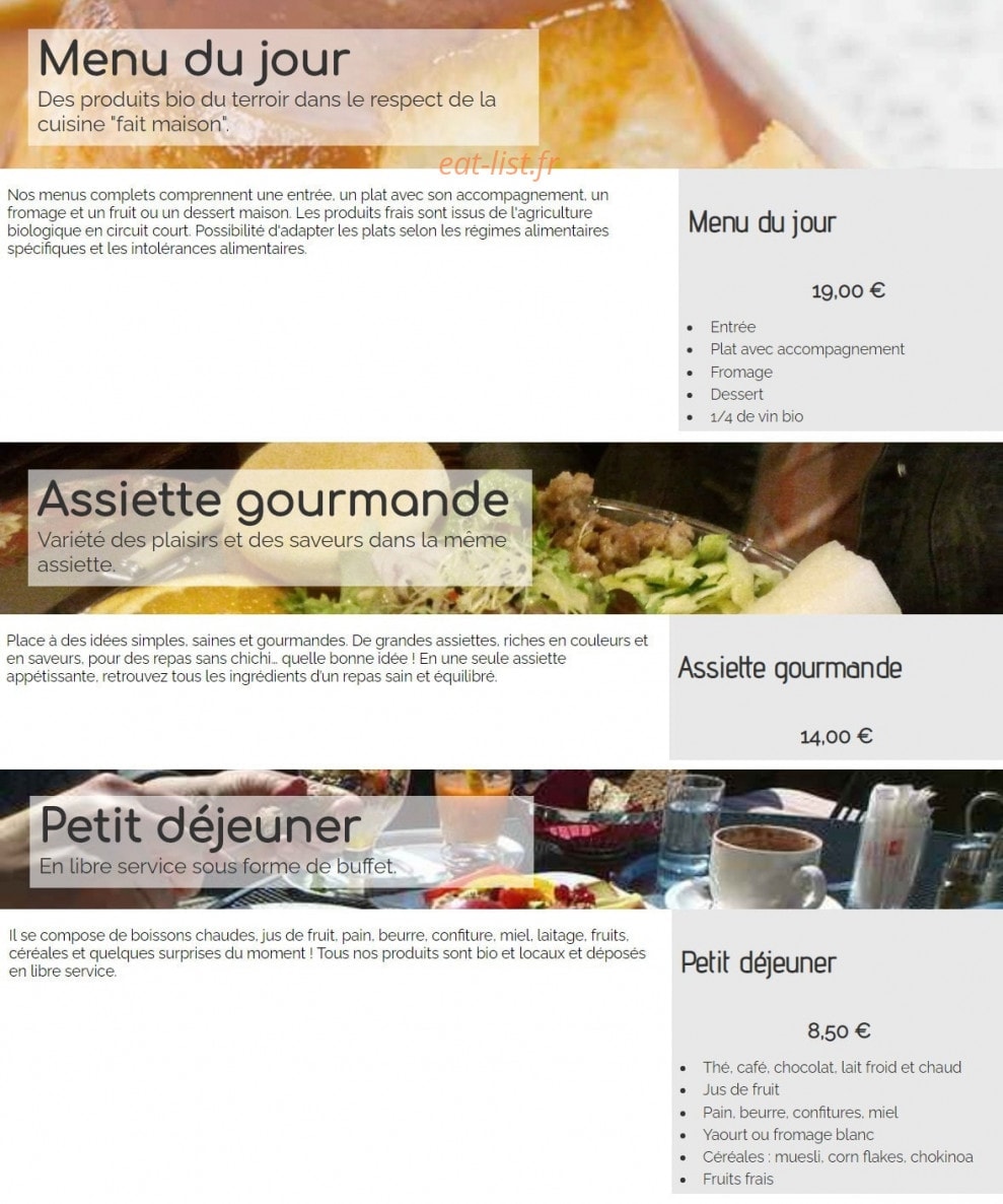 Les Terrasses du Roc — carte page 1