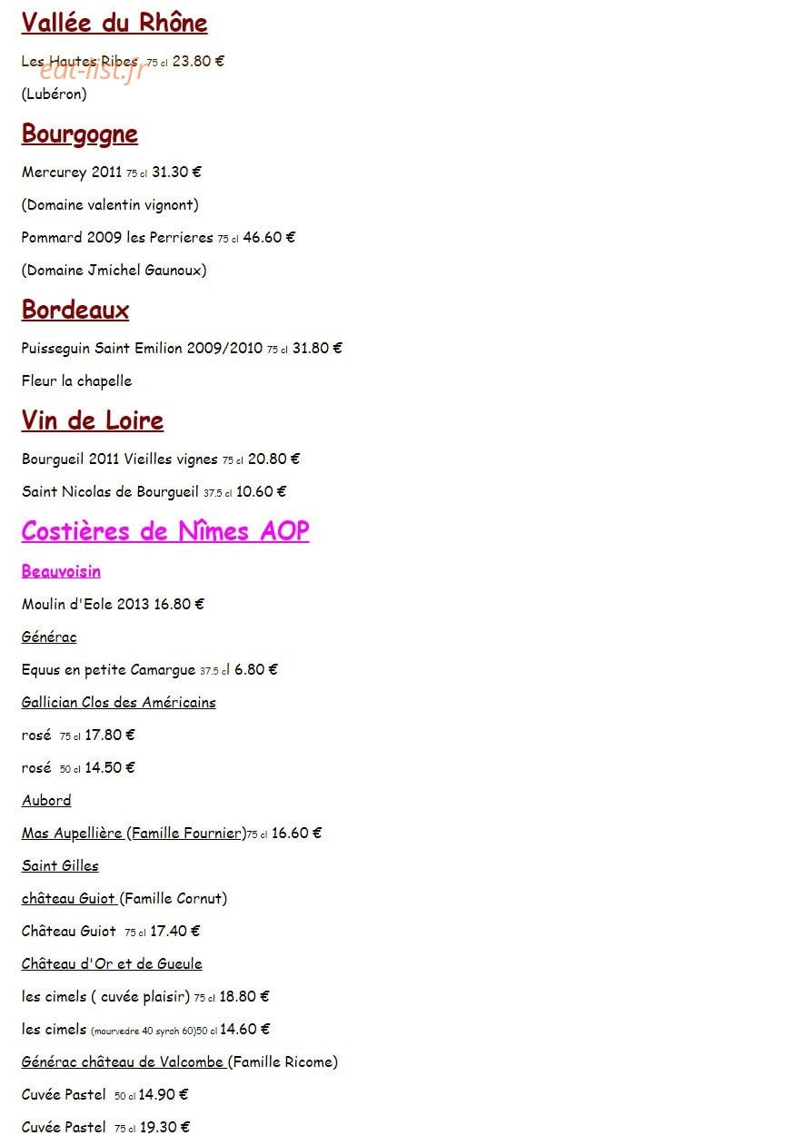 Les Aubades — carte page 6