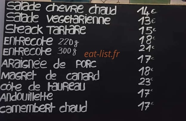 Carte et menu de La grange d'aigues-vives à Aigues Vives — Les assiettes