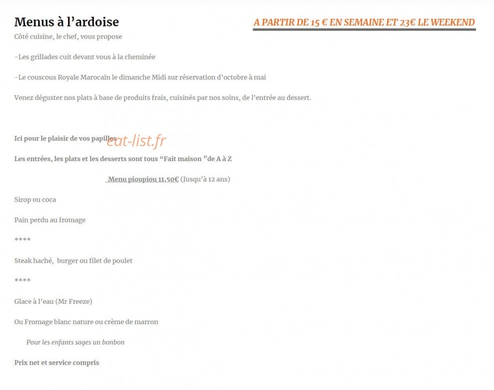 La Rose Des Vents — carte page 2