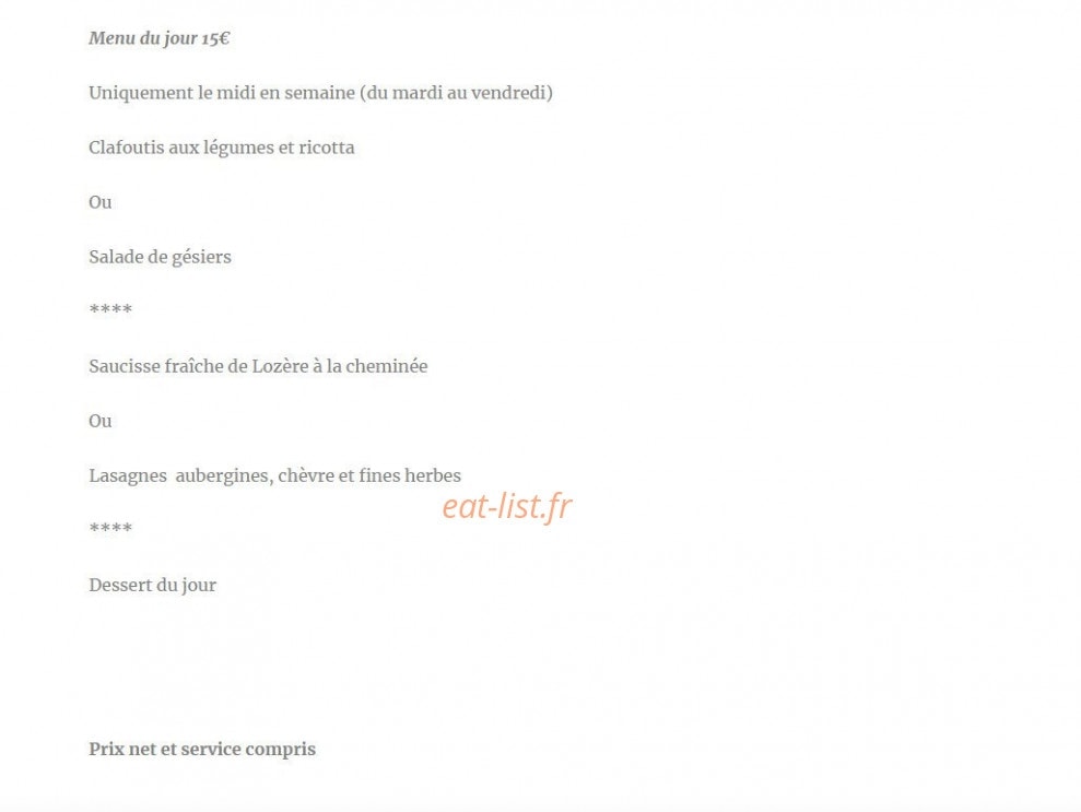 La Rose Des Vents — carte page 6