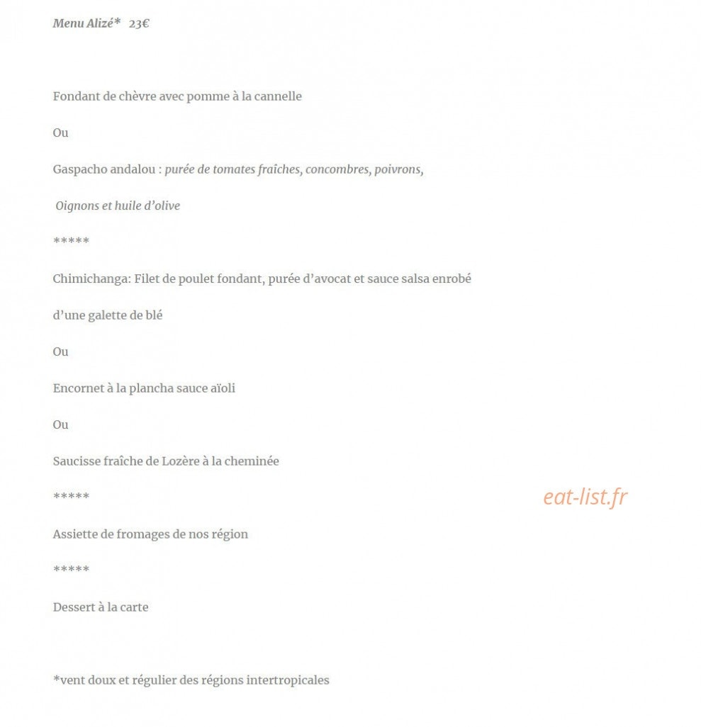 La Rose Des Vents — carte page 5