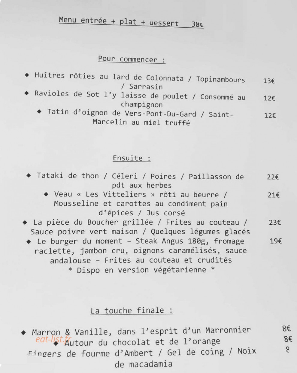 Le Cathéter — carte page 1